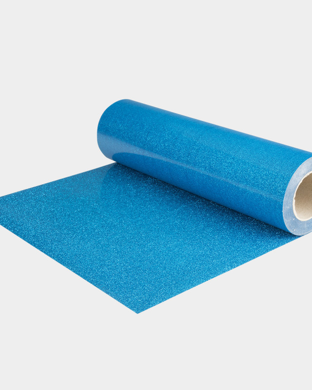 Feuille Flex Pailletée Bleue - Maison Klem